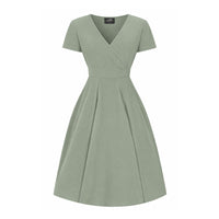 Thumbnail for Lyra - Mini Dress - Sage