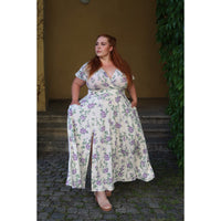 Thumbnail for Lyra - Maxi Dress - Lilac Roses