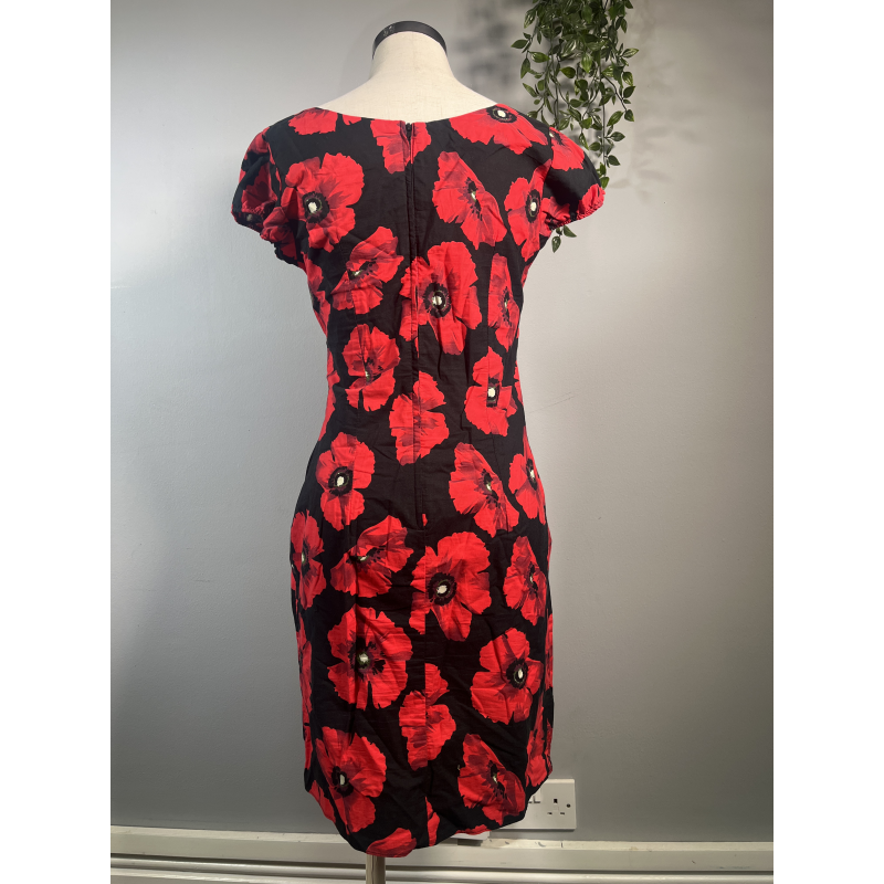 Lady V Dress - Red Anemone (12), Lady V London