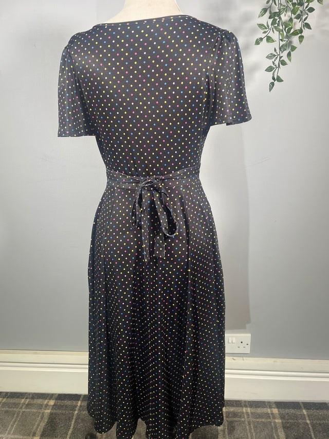 Lyra Dress - Multicolour Polka (08)