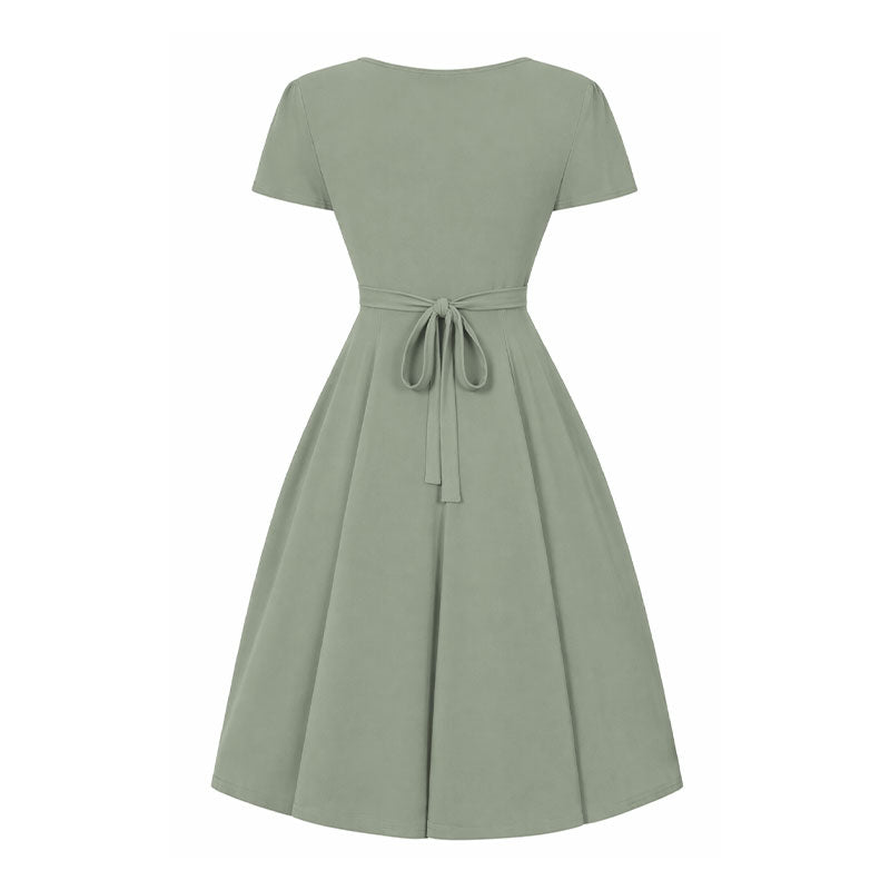 Lyra - Mini Dress - Sage