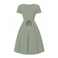 Thumbnail for Lyra - Mini Dress - Sage