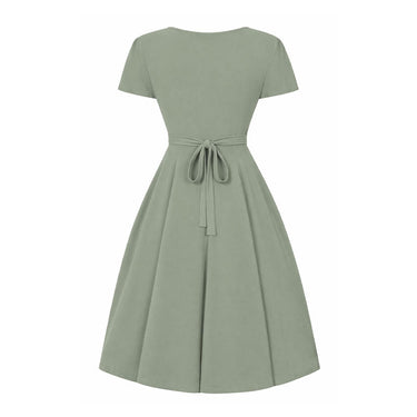 knee length dresses for ladies Devonshire Lady Vintage Dress Black Silver UK 12 Womenswear