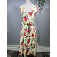 Thumbnail for Lady V Dress - Pale Yellow Floral (10), Lady V London