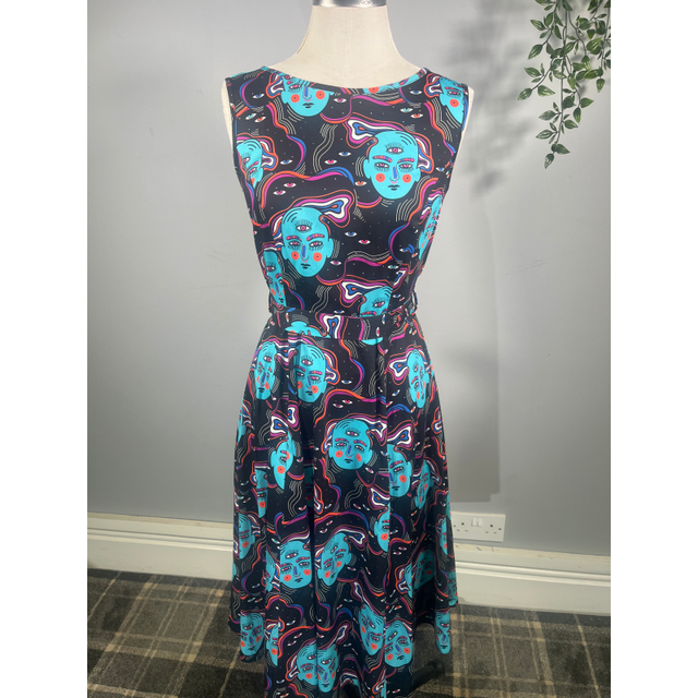 Hepburn Dress - Third Eye (08), Lady V London