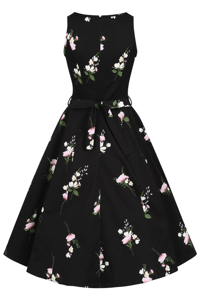 Hepburn Dress - Floral, Lady V London