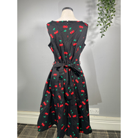 Thumbnail for Hepburn Dress - Rockabilly Cherry (16), Lady V London