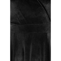 Thumbnail for Lyra Maxi Velvet GRS Dress - Black Velvet, Lady V London
