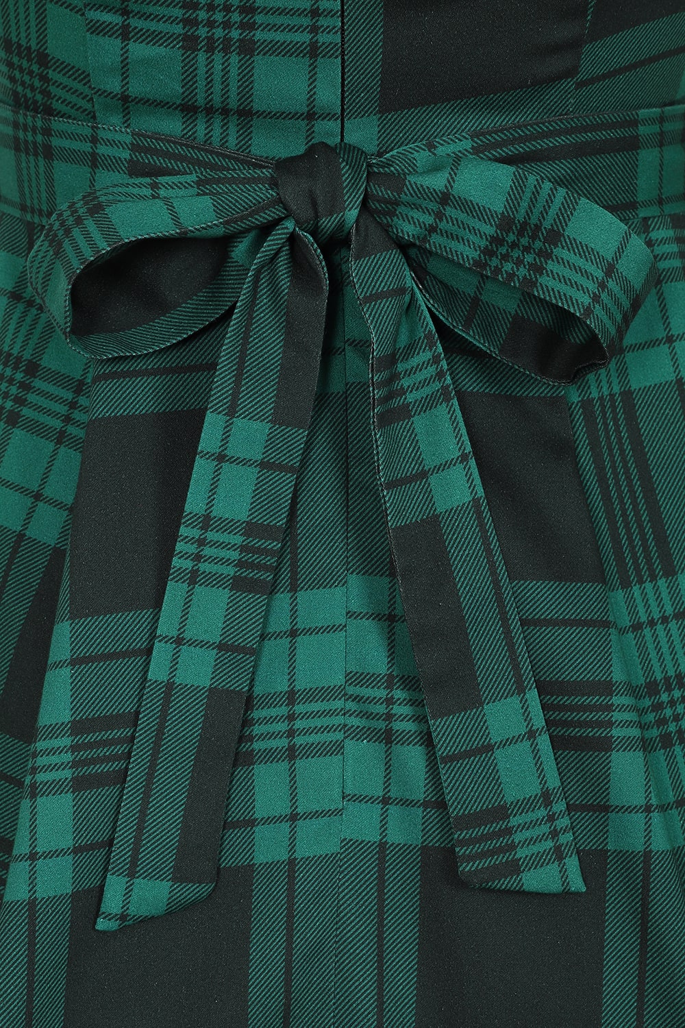 Hepburn Dress - Galway Green Tartan, Lady V London