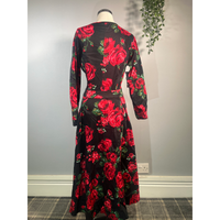 Thumbnail for Cosette Dress - Red Red Rose (26/28), Lady V London