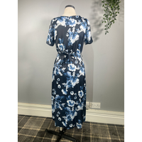 Thumbnail for Daphne Dress - Navy Floral (10), Lady V London