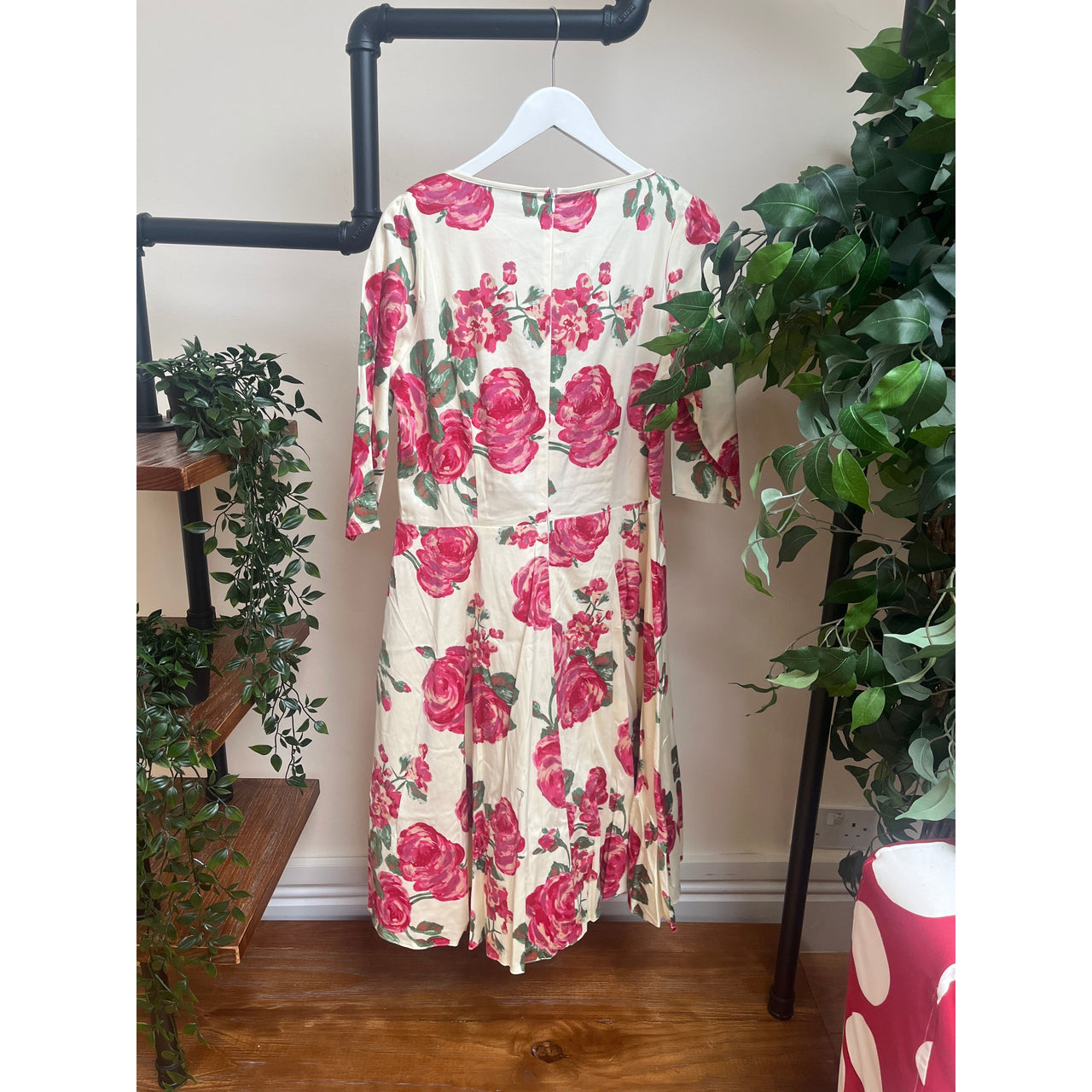 Phoebe Dress - Rose Painting (16), Lady V London