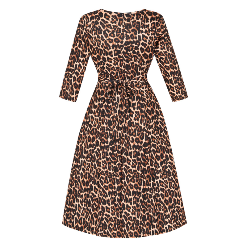 Lyra Dress - Leopard Print, Lady V London