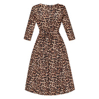 Thumbnail for Lyra Dress - Leopard Print, Lady V London