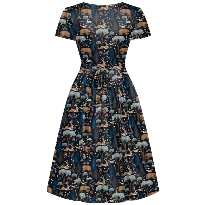 Lyra Dress - Blue Forest