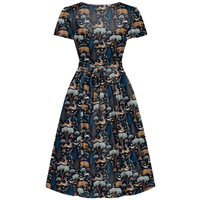 Thumbnail for Lyra Dress - Blue Forest