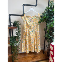 Thumbnail for Liliana Dress - Yellow Floral (16), Lady V London