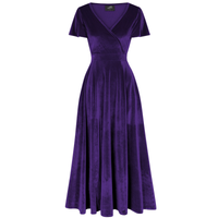 Thumbnail for Lyra Maxi Dress - Purple Velvet