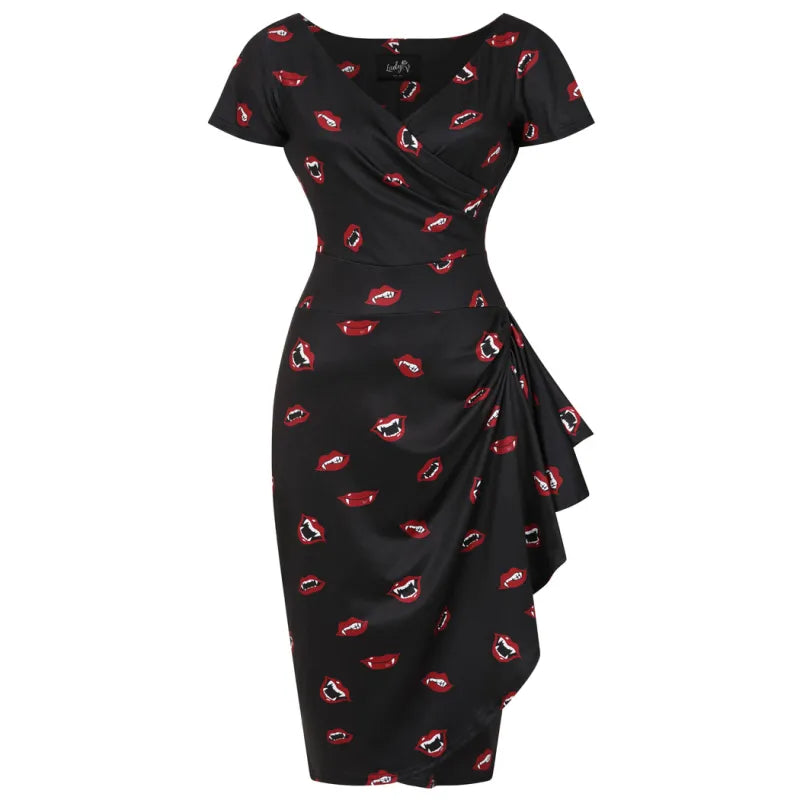 lady v elsie dress Wiggle, wiggle, wiggle: Violet Rose Bloom Elsie Dress from Lady V London The Adventures of Goldy Loxx