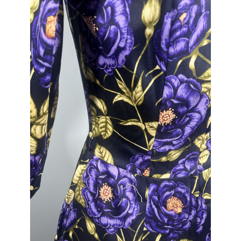 Lady V Dress - Purple Flowers (10), Lady V London