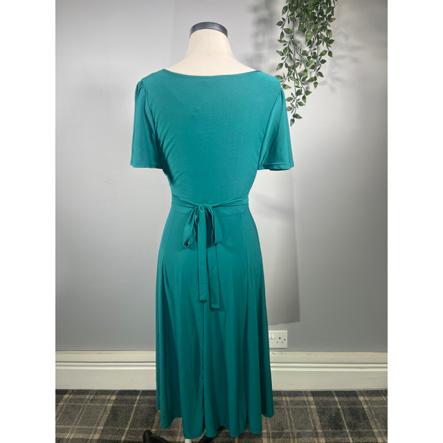 Lyra Dress - Teal (14), Lady V London