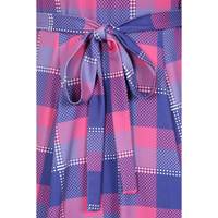 Thumbnail for Lyra Dress - Pink and Purple Plaid