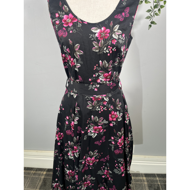 Lady V Dress - Pink Flowers and Butterflies (12), Lady V London