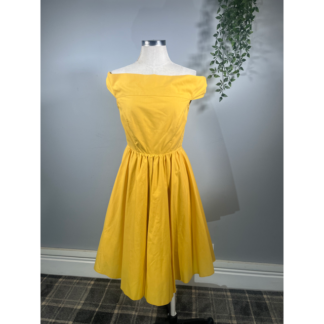 Lady V Dress - Yellow (10), Lady V London