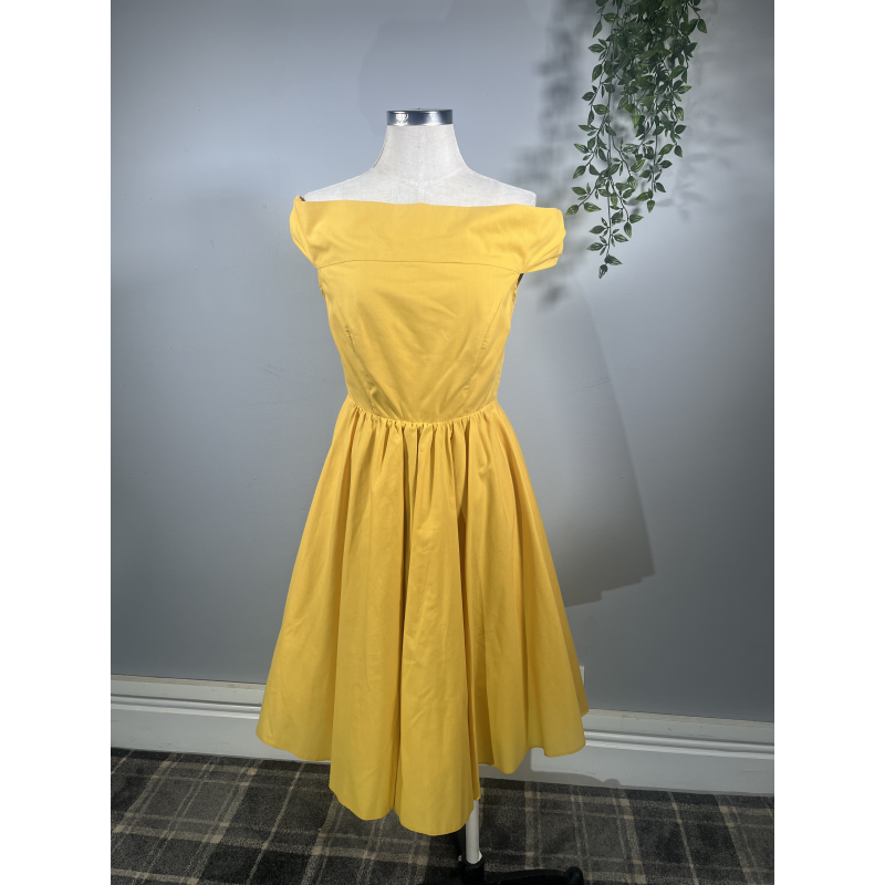 Lady V Dress - Yellow (10), Lady V London