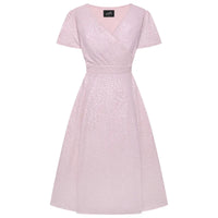 Thumbnail for Lyra Dress - Light Pink Leopard