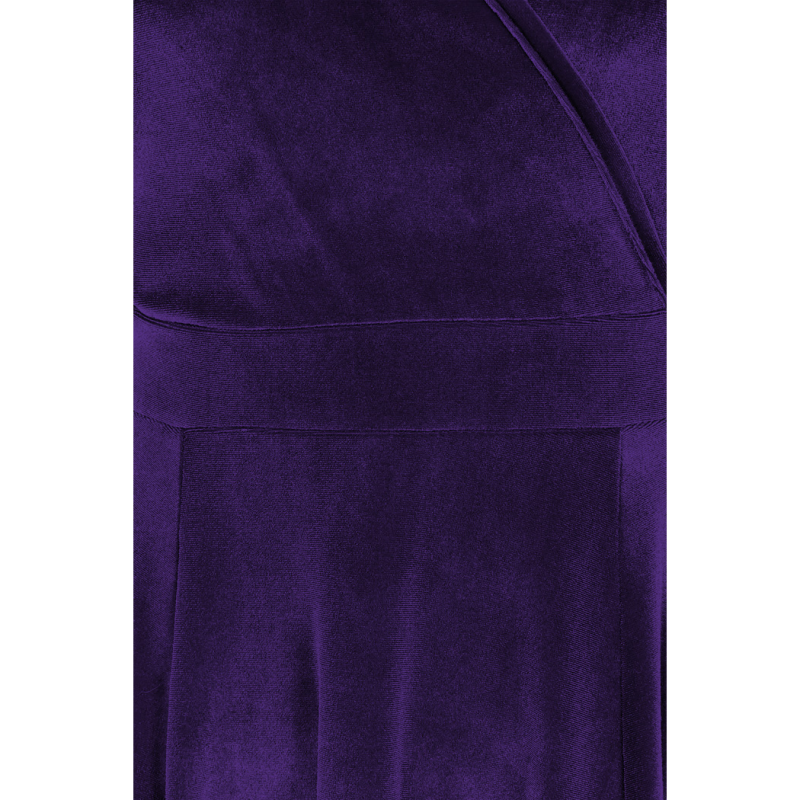 Lyra Maxi Dress - Purple Velvet