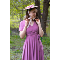Thumbnail for Lyra - Mini Dress - Smoky Pink