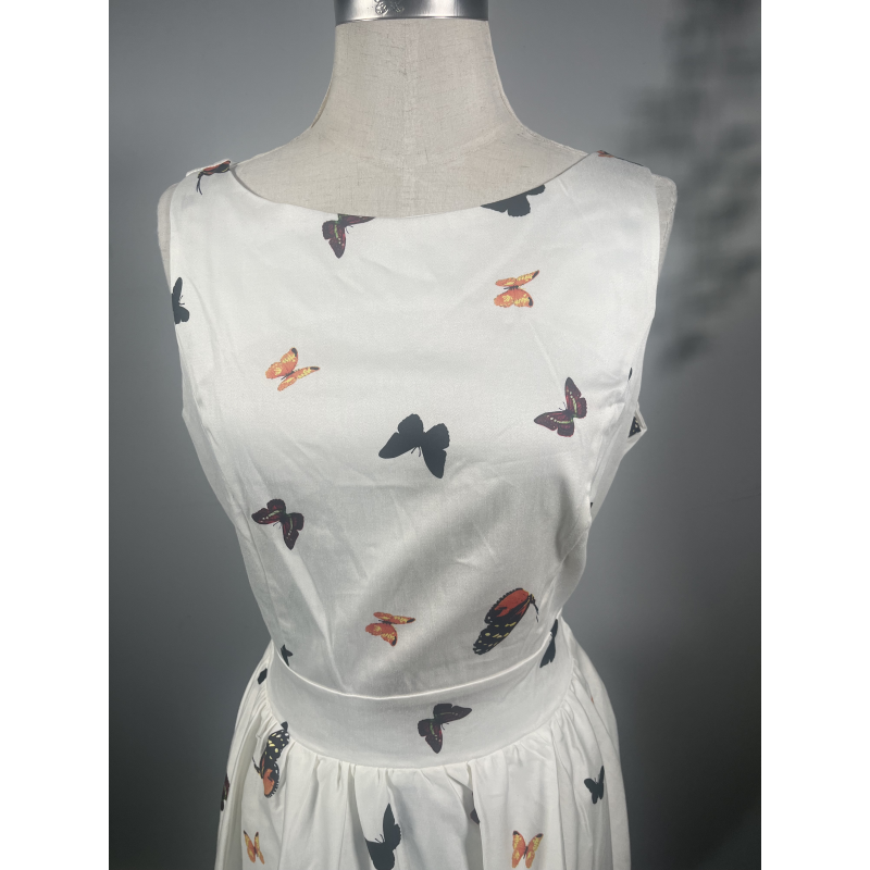 Tea Dress - Butterfly Silhouette (14), Lady V London