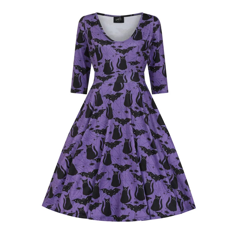 Betty Dress - Black Cat