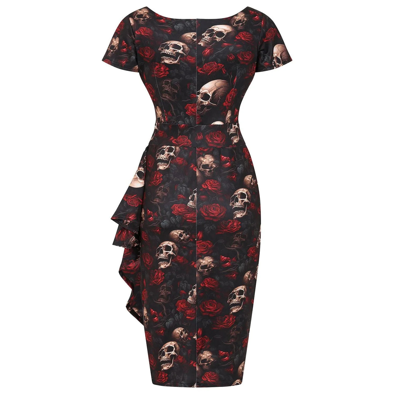 Elsie Dress - Rose Skull, Lady V London