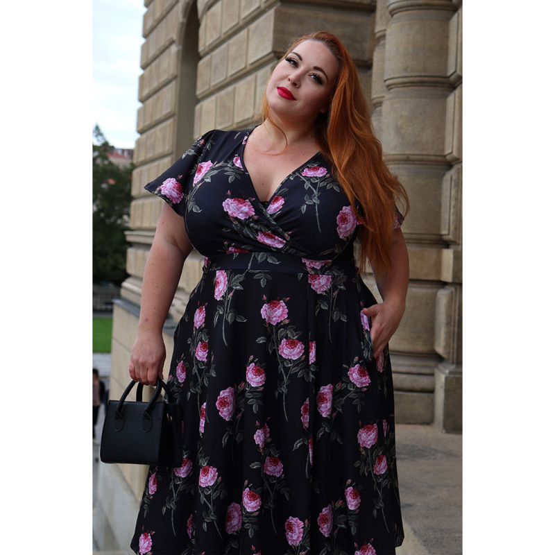 Lyra Dress - Garden Rose