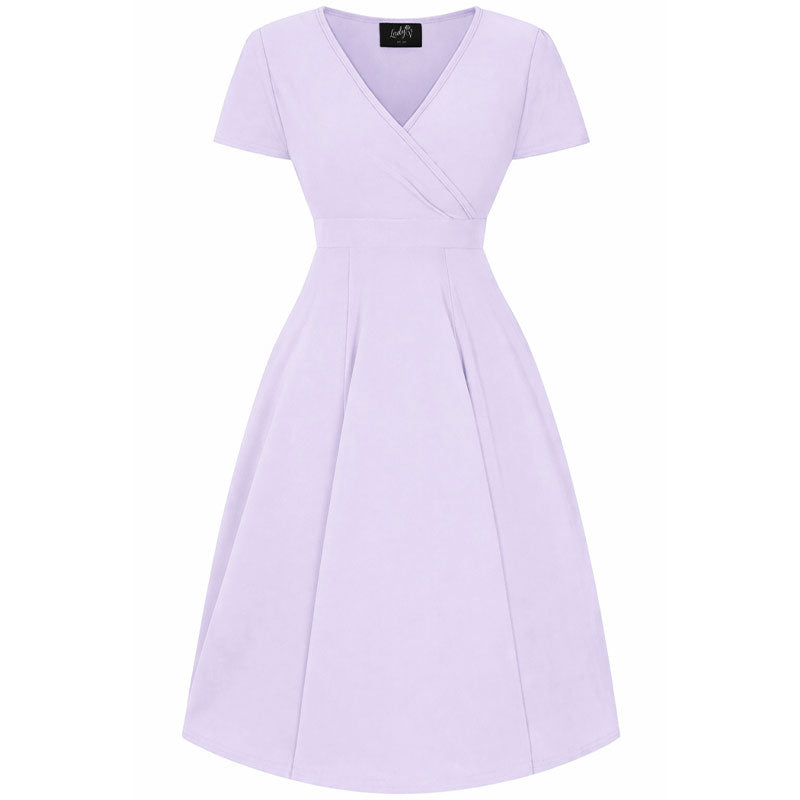 Short Sleeve Lyra Dress - Lilac
