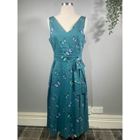 Thumbnail for Lady V Dress - Teal Butterfly (14), Lady V London