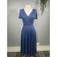 Thumbnail for Lyra Dress - Navy Polka (08), Lady V London