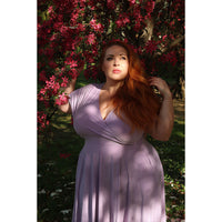 Thumbnail for Short Sleeve Lyra Dress - Lilac