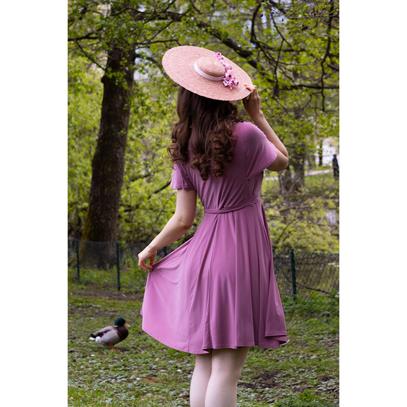 Lyra - Mini Dress - Smoky Pink