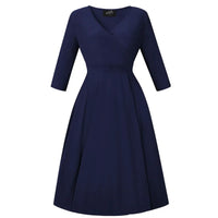 Thumbnail for Lyra Dress - Navy