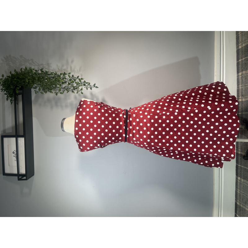 Lady V Dress - Red Polka (14), Lady V London