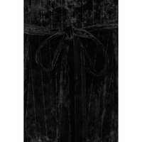 Thumbnail for Lyra Maxi Dress - Black Velvet Glitter Stripe