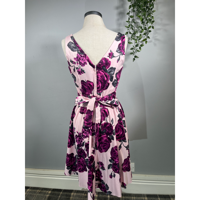 Tea Dress - Purple Posy (12), Lady V London