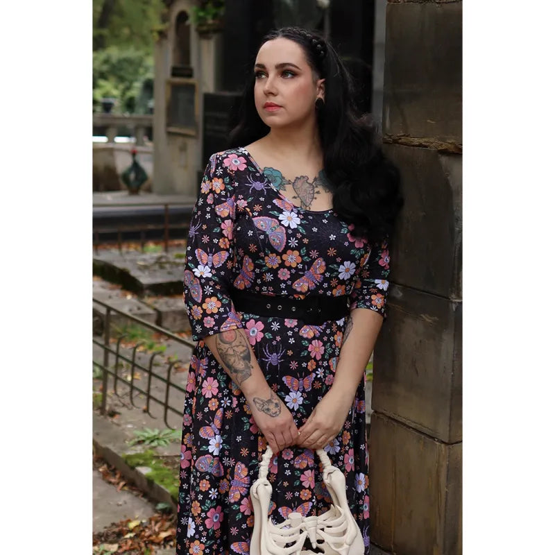 Betty Dress - Spooky Spider Garden