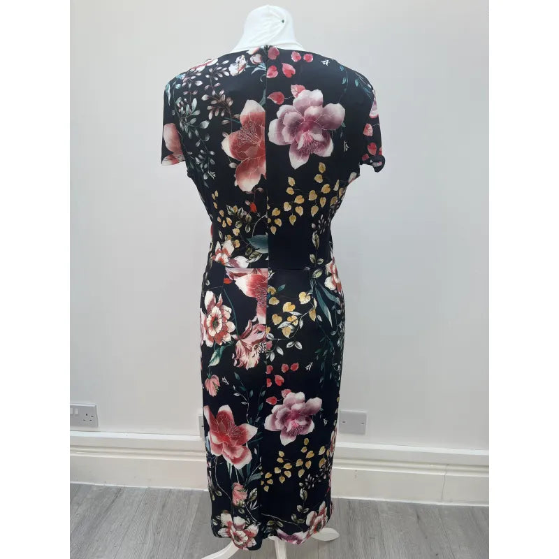 Lady V Dress - Dark Blue Floral (10), Lady V London