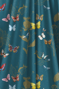 Thumbnail for Swing Dress - Teal Butterfly, Lady V London