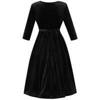 Thumbnail for Lyra Dress - Black Velvet