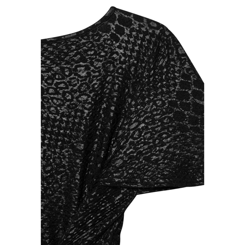 Lyra Dress - Black Leopard